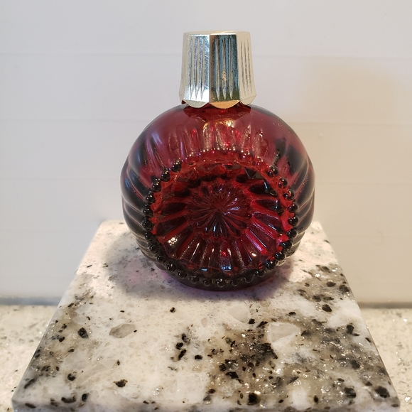 !Avon vintage glass Christmas ornament cologne decanter. - Picture 1 of 4